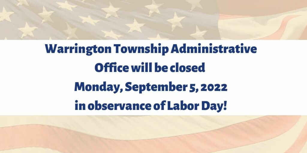 Township Office Closed