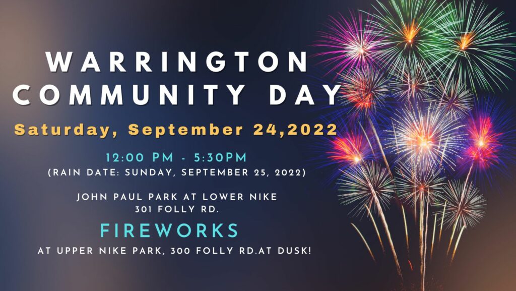 Warrington Community Day 2022 @ John Paul Park and Lower Nike