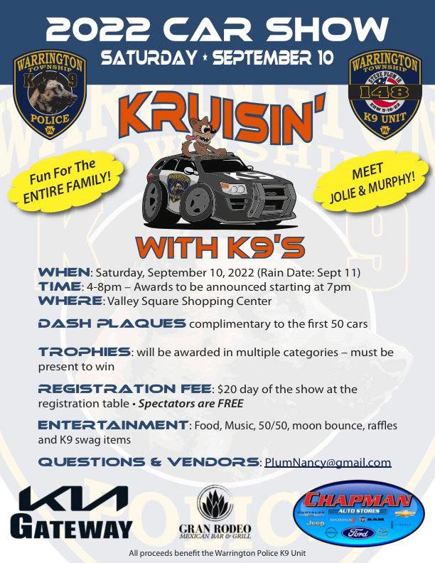 2022 Kruisin with K9's @ Valley Square Shopping Center