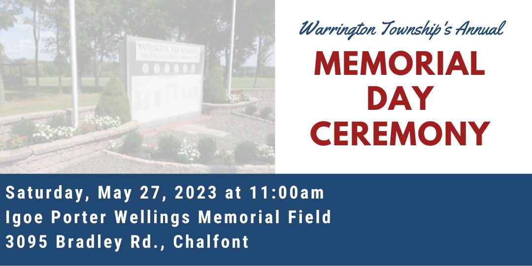 Memorial Day Ceremony @ Igoe Porter Wellings Memorial Field
